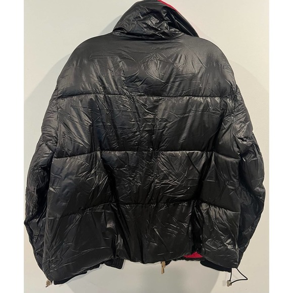 Michael Kors women's Black with red lining puffer Jacket size Small - Picture 8 of 8